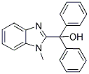 (1-METHYL-1H-BENZIMIDAZOL-2-YL)(DIPHENYL)METHANOL Struktur