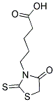 5-(4-OXO-2-THIOXO-1,3-THIAZOLIDIN-3-YL)PENTANOIC ACID Struktur