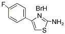 4-(4-FLUOROPHENYL)-1,3-THIAZOLE-2-YLAMINE, HYDROBROMIDE Struktur