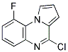 4-CHLORO-9-FLUOROPYRROLO[1,2-A]QUINOXALINE Struktur