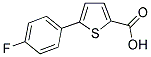 5-(4-FLUOROPHENYL)THIOPHENE-2-CARBOXYLIC ACID Struktur