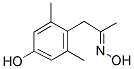 (2,6-DIMETHYL-4-HYDROXYPHENYL)ACETONE OXIME Struktur