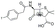 BENZYLPENICILLIN, [PHENYL-4-3H] Struktur