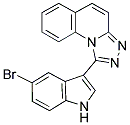 1-(5-BROMO-1H-INDOL-3-YL)[1,2,4]TRIAZOLO[4,3-A]QUINOLINE Struktur