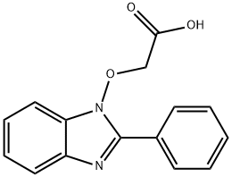 2-[(2-PHENYL-1H-1,3-BENZIMIDAZOL-1-YL)OXY]ACETIC ACID Struktur