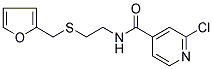 2-CHLORO-N-(2-[(2-FURYLMETHYL)THIO]ETHYL)ISONICOTINAMIDE Struktur