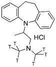 TRIMIPRAMINE HYDROCHLORIDE, [N-METHYL-3H] Struktur