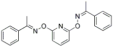 1-PHENYL-1-ETHANONE O-(6-([(1-PHENYLETHYLIDENE)AMINO]OXY)-2-PYRIDINYL)OXIME Struktur