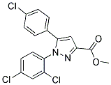 METHYL 5-(4-CHLOROPHENYL)-1-(2,4-DICHLOROPHENYL)-1H-PYRAZOLE-3-CARBOXYLATE Struktur