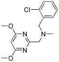 2-CHLORO-N-[(4,6-DIMETHOXYPYRIMIDIN-2-YL)METHYL]-N-METHYLBENZYLAMINE Struktur