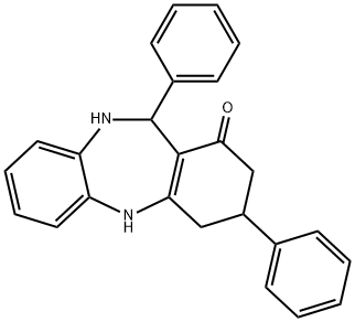 3,11-DIPHENYL-2,3,4,5,10,11-HEXAHYDRO-1H-DIBENZO[B,E][1,4]DIAZEPIN-1-ONE Struktur