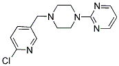 2-(4-[(6-CHLORO-3-PYRIDINYL)METHYL]PIPERAZINO)PYRIMIDINE Struktur