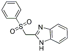 2-BENZENESULFONYLMETHYL-1H-BENZOIMIDAZOLE Struktur