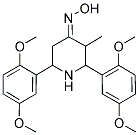 (Z)-(2,5-DIMETHOXYPHENYL)-3-METHYLPIPERIDIN-4-ONE OXIME Struktur