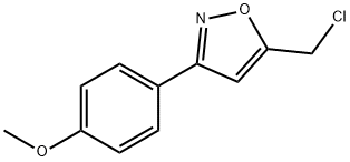 5-(CHLOROMETHYL)-3-(4-METHOXYPHENYL)ISOXAZOLE Struktur