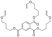 TRIS[4-(VINYLOXY)BUTYL] TRIMELLITATE Struktur