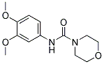 N-(3,4-DIMETHOXYPHENYL)-4-MORPHOLINECARBOXAMIDE Struktur