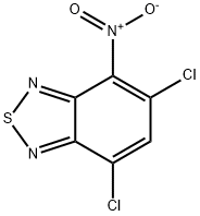 5,7-DICHLORO-4-NITRO-2,1,3-BENZOTHIADIAZOLE Struktur