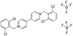 4,4'-BIS(2,6-DICHLOROBENZYLPYRIDINIUM) DITETRAFLUOROBORATE Struktur