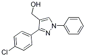 (3-(4-CHLOROPHENYL)-1-PHENYL-1H-PYRAZOL-4-YL)METHANOL Struktur