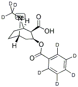 BENZOYLECGONINE-D8 Struktur