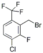 3-CHLORO-2-FLUORO-6-(TRIFLUOROMETHYL)BENZYL BROMIDE Struktur