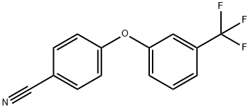 4-[3-(TRIFLUOROMETHYL)PHENOXY]BENZENECARBONITRILE Struktur