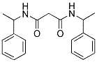 N,N'-BIS-(1-PHENYL-ETHYL)-MALONAMIDE Struktur