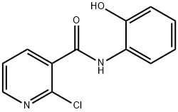 2-CHLORO-N-(2-HYDROXY-PHENYL)-NICOTINAMIDE Struktur