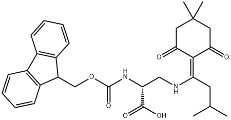 FMOC-D-DAP(IVDDE)-OH Struktur