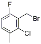 2-CHLORO-6-FLUORO-3-METHYLBENZYL BROMIDE Struktur