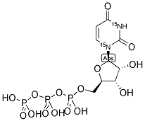 URIDINE 5'-TRIPHOSPHATE (U-15N2) Struktur