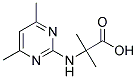 N-(4,6-DIMETHYLPYRIMIDIN-2-YL)-2-METHYLALANINE Struktur