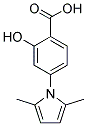 4-(2,5-DIMETHYL-1H-PYRROL-1-YL)-2-HYDROXYBENZOIC ACID Struktur