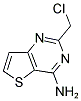 2-(CHLOROMETHYL)THIENO[3,2-D]PYRIMIDIN-4-AMINE Struktur