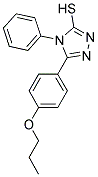 4-PHENYL-5-(4-PROPOXYPHENYL)-4H-1,2,4-TRIAZOLE-3-THIOL Struktur