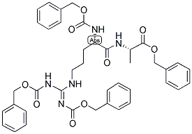 Z-ARG-(Z)2-ALA-OBZL Struktur