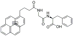 N-4-(1-PYRENE)BUTYROYLGLYCYL-L-PHENYLALANINE Struktur