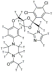 KETOCONAZOLE [3H(G)] Struktur