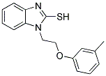 1-[2-(3-METHYLPHENOXY)ETHYL]-1H-BENZIMIDAZOLE-2-THIOL Struktur