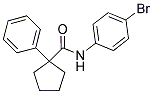 N-(4-BROMOPHENYL)(PHENYLCYCLOPENTYL)FORMAMIDE Struktur