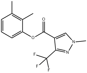 2,3-DIMETHYLPHENYL 1-METHYL-3-(TRIFLUOROMETHYL)-1H-PYRAZOLE-4-CARBOXYLATE Struktur