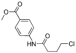 4-(4-CHLORO-BUTYRYLAMINO)-BENZOIC ACID METHYL ESTER Struktur