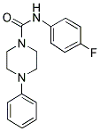 N-(4-FLUOROPHENYL)(4-PHENYLPIPERAZINYL)FORMAMIDE Struktur