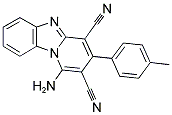 1-AMINO-3-P-TOLYL-BENZO[4,5]IMIDAZO[1,2-A]PYRIDINE-2,4-DICARBONITRILE Struktur