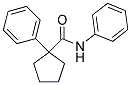 N-PHENYL(PHENYLCYCLOPENTYL)FORMAMIDE Struktur