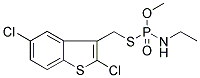 [(2,5-DICHLOROBENZO[B]THIOPHEN-3-YLMETHYL)THIO]ETHYLAMIDOMETHYLPHOSPHATE Struktur