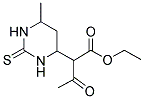 ETHYL 2-(6-METHYL-2-THIOXOHEXAHYDROPYRIMIDIN-4-YL)-3-OXOBUTANOATE Struktur