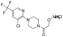 1-[2-(AMMONIOOXY)ACETYL]-4-[3-CHLORO-5-(TRIFLUOROMETHYL)-2-PYRIDINYL]PIPERAZINE CHLORIDE Struktur