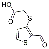 [(2-FORMYLTHIEN-3-YL)SULFANYL]ACETIC ACID Struktur